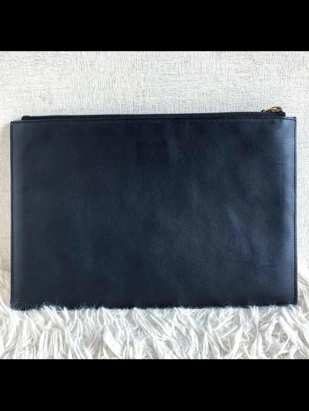 Gucci Tri-Panel Quilted Bee Clutch - Pink, Red, Navy, White